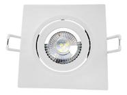 Luminárias Spot De Led Quadrado Embutir 7w 6500k Avant