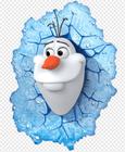 Luminário 3D Disney - Olaf Frozen