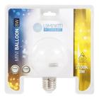 LUMINATTI - Lâmpada LED Globo Mini Balloon 8W E27 2700K Bivolt Branco Quente