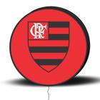 Luminoso de Parede Flamengo 40cm Acrilico LED, Luminoso de Bar e Churrasqueira, Placa Decorativa de Parede