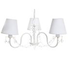 Lustre 3L Corrente Cristais Quarto Bebê Infantil Menina Menino - Potinho de Mel