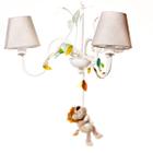 Lustre 3L Floresta Leão Quarto Bebê Infantil Menina Menino