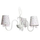 Lustre 3L Pingente Gotinha Lilás Quarto Bebê Infantil Menina - Potinho de Mel