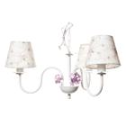 Lustre 3L Simples 3 Flores P Rosa Quarto Bebê Infantil - Potinho de mel