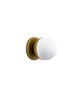 Lustre Arandela Bola Globo 12cm Dourado Fosco 231 - ILUMINAMUNDO