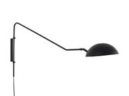 Lustre Arandela Dome Articulada Industrial 120cm Preto 392 - ILUMINAMUNDO