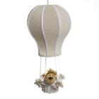 Lustre Balão Cintura Floresta Bege Quarto Bebê Infantil Menina Menino - Potinho de Mel