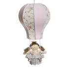 Lustre Balão Cintura Rosa Quarto Bebê Infantil Menina - Potinho de Mel