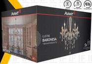 Lustre Candelabro Pendente Cristal Maria Tereza Luminaria