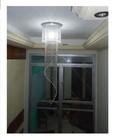 Lustre Cristais Acril 1m Comprim Base 30cm P/ 1 Lamp 301001 - RV LUSTRES