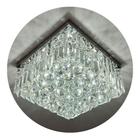 Lustre de Cristal 30x30 Alto Luxo Para Sala e Quarto - Casa Cristalle