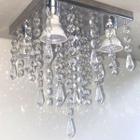 Lustre De Cristal Acrilico Paris 20x20 Vai Montado Sala Quarto