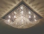 Lustre de Cristal Autentico Arqueado K9 - Sofisticado 50x50 - Solution Lustres