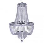 Lustre De Cristal Para 23 Lâmpadas Fontana Gemelli Cromado