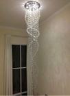 Lustre Em Cristais Espiral Duplo - Gt Lustres