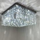 Lustre Florence 40x40 Para Sala e Quarto todo feito em Cristal Legítimo K9 - Casa Cristalle