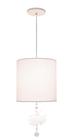 Lustre infantil bailarina 25x25 branca - Tom Luz