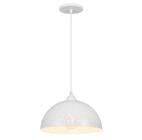 Lustre Luminária Pendente Pantoja 3D 30cm E27 Branco- Elgin