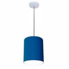 Lustre Luminária Pendente Vivare Free Lux PE-4103BR Cúpula em Tecido 15x20cm - LUSTRES VIVARE