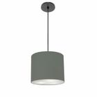 Lustre Luminária Pendente Vivare Free Lux PE-4105PR Cúpula em Tecido 20x22cm - LUSTRES VIVARE