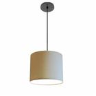 Lustre Luminária Pendente Vivare Free Lux PE-4107PR Cúpula em Tecido 25x20cm - LUSTRES VIVARE