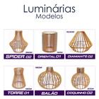 Lustre Luminária Teto Com Pendente Madeira MDF Diversos Modelos