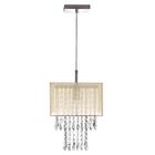 Lustre Para Sala De Cupula Cristal Acrílic Marrycrilic Bege - MARRYLUZ