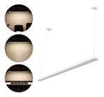 Lustre Pedente de Teto Luminaria de Sala Moderno 90cm Com Led Slim Integrado 36w - TANGERINA MCA