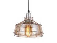 Lustre Pendente Aramado Âmbar Aro 260 Bivolt Taschibra