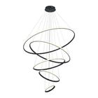 Lustre Pendente Astraled Tabit PL-9848 Preto Led Bivolt