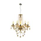 Lustre Pendente Avant Baronesa 5xE14 Vidro Champagne