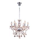 Lustre Pendente Candelabro Para Sala France Nice 6 Lâmpadas E14 Bivolt