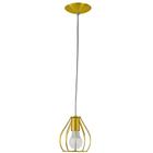 Lustre Pendente Cebola Aramado Dourado Maravilhoso