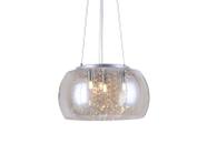 Lustre Pendente Coliseu 400 Conhaque E27 Bivolt Taschibra