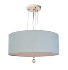 Lustre Pendente Com Cristal Cúpula Azul 50x15 3e27