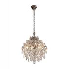 Lustre Pendente Cristal 40cm Nobre 2m Corrente P/ Sala Mesa