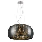 Lustre Pendente Cristal Legitimo K9 Cromado 40cm - Bivolt - Ourolustre