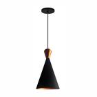 Lustre Pendente Dixon New City Preto Interior Cobre