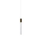 Pendente Empire Rose Gold Cristal 4 Tubos Led 20w 30cm Bivolt