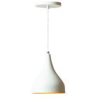 Lustre Pendente Gota Branco Para Mesa - Nova Lume