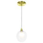 Lustre Pendente Harmony Bolinha Dourado