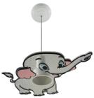 Lustre pendente infantil Elefante - quarto bebê - Vitrine dos Lustres