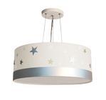 Lustre Pendente Infantil Estrelas Cúpula 50x15 3e27 Branco - Tom Luz