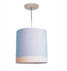 Lustre Pendente Infantil Pérolas - 25X25 Azul Bebê