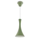 Lustre Pendente Luminária Sala Jantar Quarto 868 1 Lâmpada Soquete E27 Verde - MM Iluminações