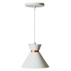 Lustre Pendente Mini Berlim Branco Para Sala De Espera - Nova Lume