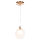 Lustre Pendente New Cobre Harmony Bolinha Ambar