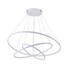 Lustre Pendente Nordecor Inverse Redondo 2141-1 Com 3 Metros Branco Led Bivolt