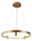 Lustre Pendente Nordecor Lilla 2540 Dourado Led Bivolt