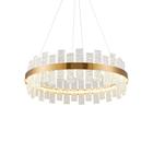 Lustre Pendente Nordecor Lowy 2761 60cm Dourado Brilho Led Bivolt - MBLED/NORDECOR